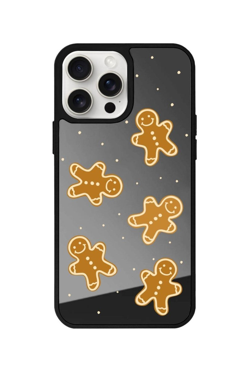 iPhone 11 Gingerbread Man Mirror Aynalı Telefon Kılıfı Antrasit - SUMTHINCS