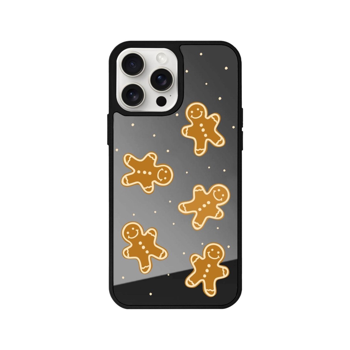 iPhone 11 Gingerbread Man Mirror Aynalı Telefon Kılıfı Antrasit - SUMTHINCS