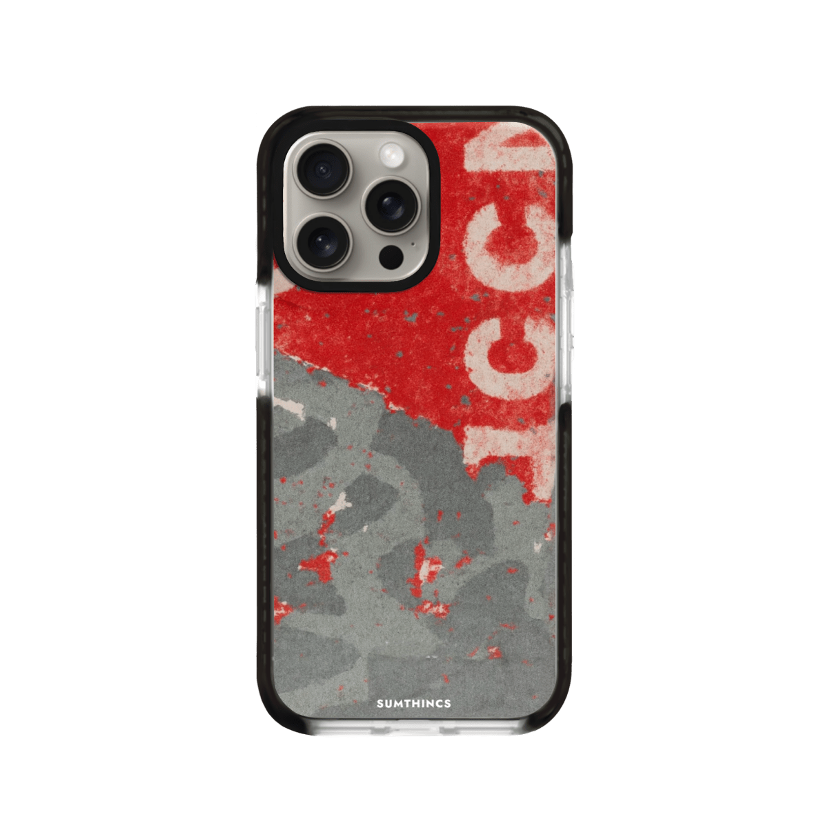 iPhone 11 Graffiti Procase Şeffaf Telefon Kılıfı Siyah Şeffaf - SUMTHINCS