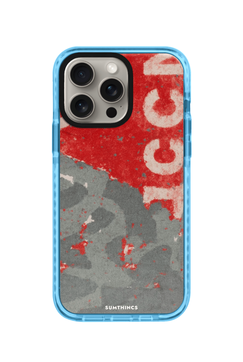 iPhone 11 Graffiti Procase Şeffaf Telefon Kılıfı Mavi - SUMTHINCS