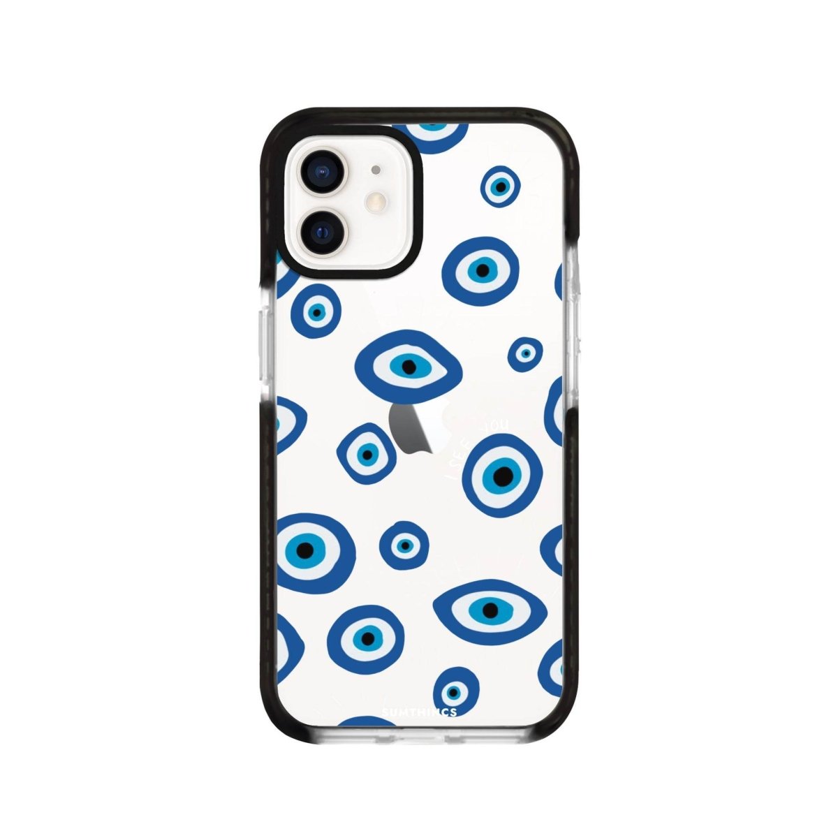 iPhone 11 I See You Procase Şeffaf Telefon Kılıfı Siyah Şeffaf - SUMTHINCS
