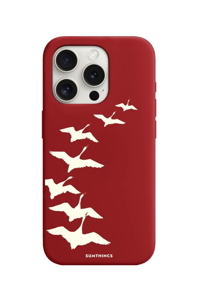 iPhone 11 Journey Premium Telefon Kılıfı Kırmızı - SUMTHINCS