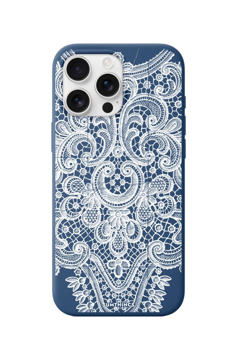 iPhone 11 Lacework Premium Telefon Kılıfı Pasifik Mavi - SUMTHINCS