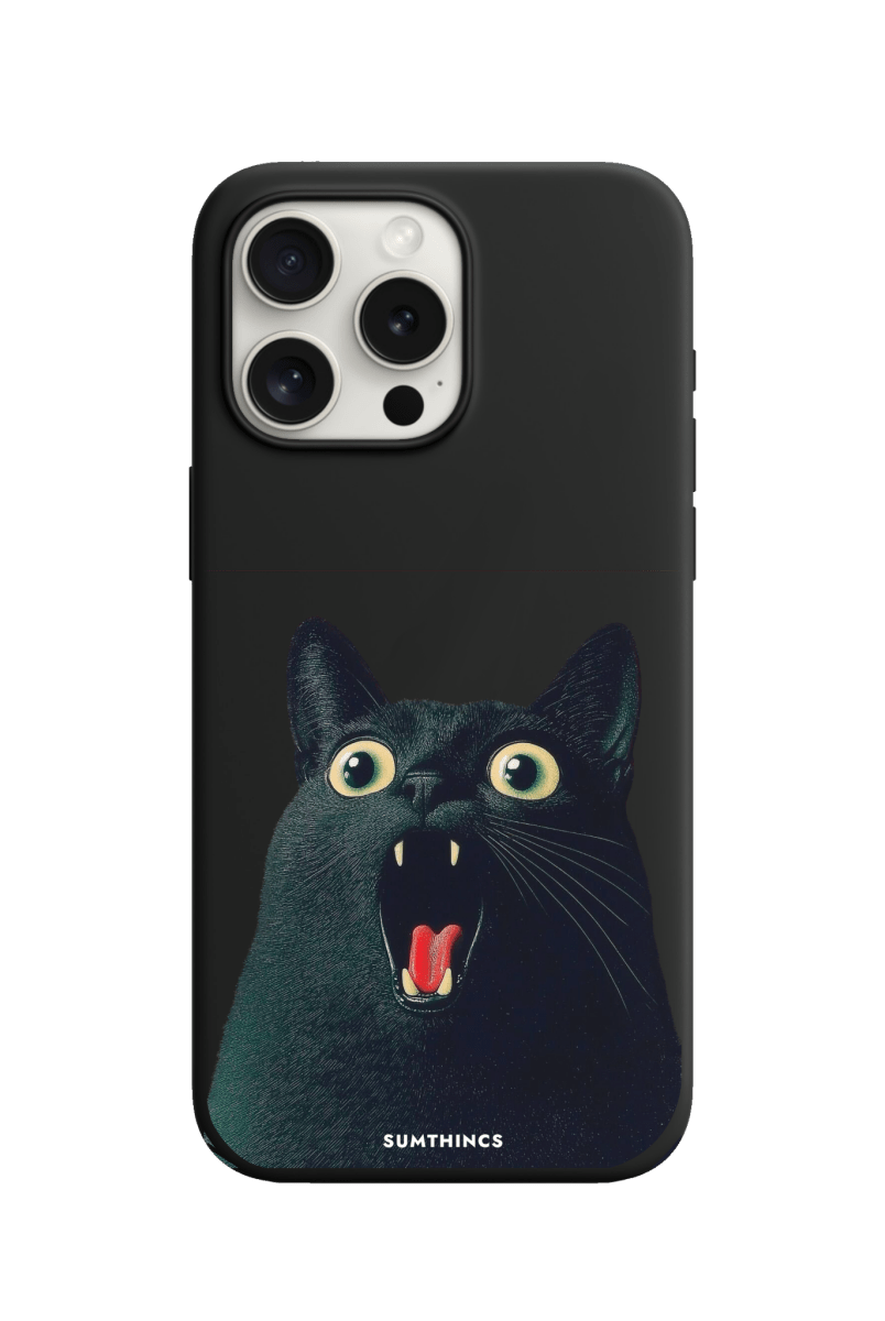 iPhone 11 Meoww Premium Telefon Kılıfı Siyah - SUMTHINCS