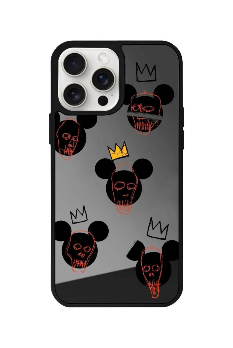 iPhone 11 Mickeys Midnight Mirror Aynalı Telefon Kılıfı Antrasit - SUMTHINCS