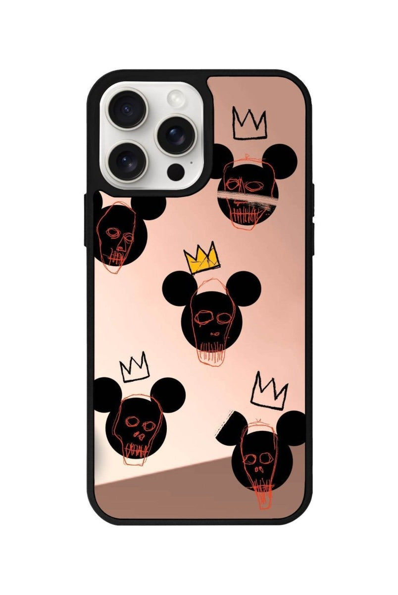 iPhone 11 Mickeys Midnight Mirror Aynalı Telefon Kılıfı Metalik Pembe - SUMTHINCS