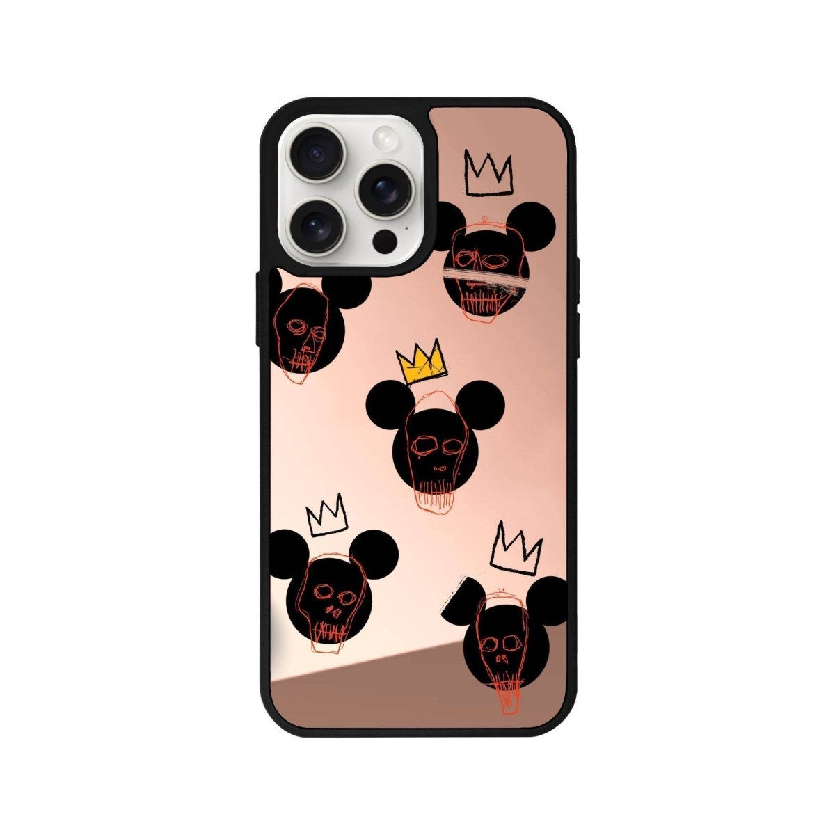 iPhone 11 Mickeys Midnight Mirror Aynalı Telefon Kılıfı Metalik Pembe - SUMTHINCS