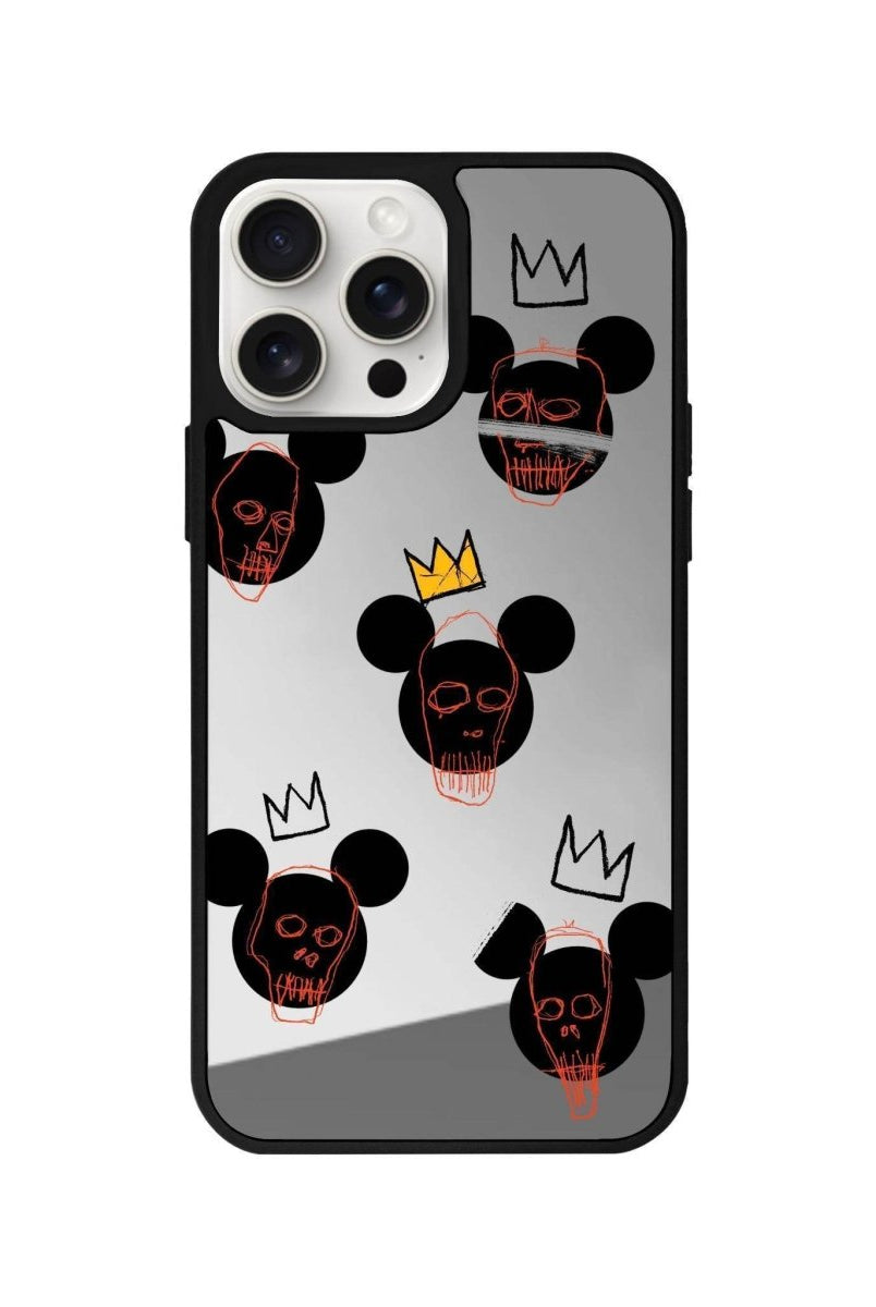 iPhone 11 Mickeys Midnight Mirror Aynalı Telefon Kılıfı Gümüş - SUMTHINCS