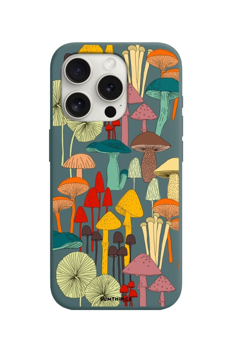 iPhone 11 Mushrooms Premium Telefon Kılıfı Kaktüs Yeşili - SUMTHINCS