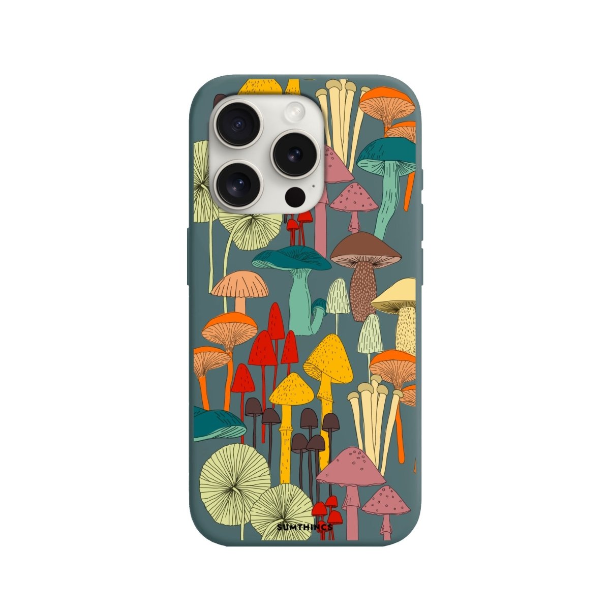 iPhone 11 Mushrooms Premium Telefon Kılıfı Kaktüs Yeşili - SUMTHINCS