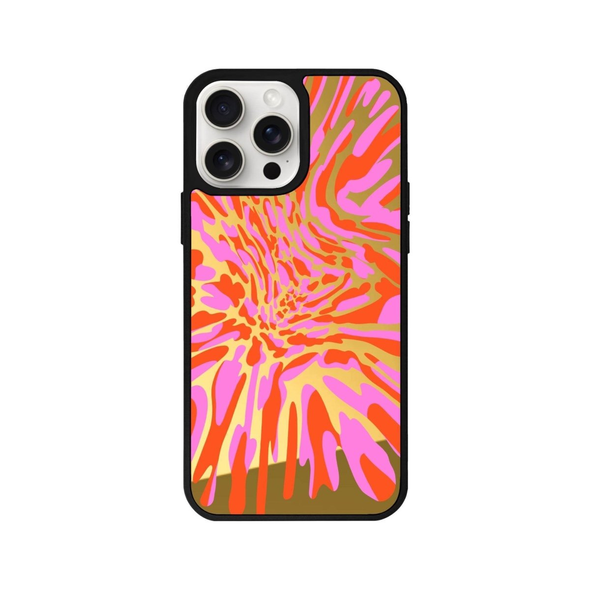 iPhone 11 Neon Dreams Mirror Aynalı Telefon Kılıfı Altın - SUMTHINCS