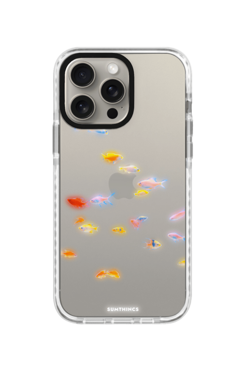 iPhone 11 Neon Fish Procase Şeffaf Telefon Kılıfı Beyaz Şeffaf - SUMTHINCS
