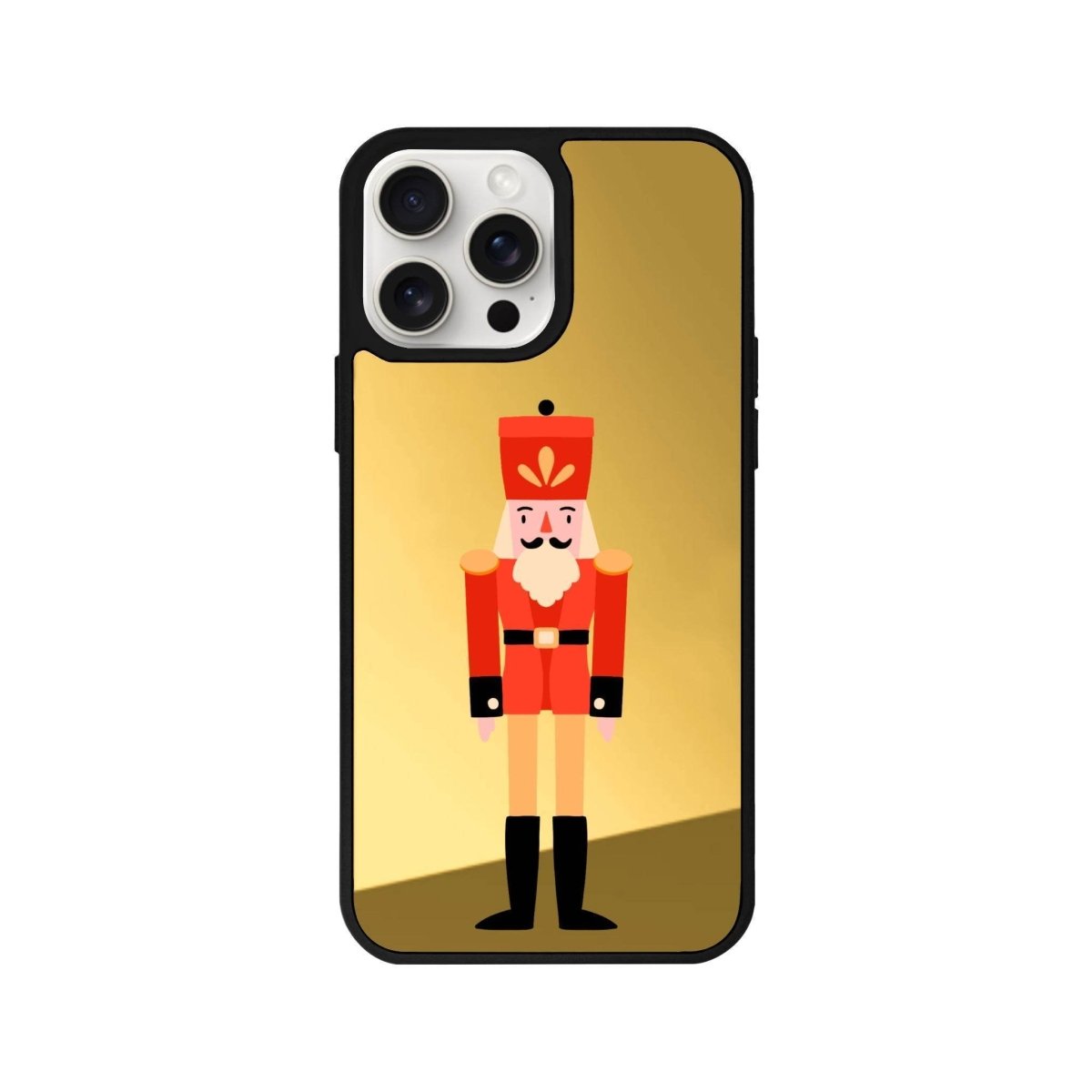 iPhone 11 Nutcracker Mirror Aynalı Telefon Kılıfı Altın - SUMTHINCS