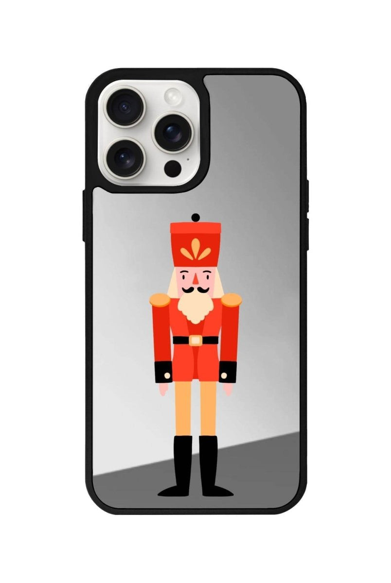 iPhone 11 Nutcracker Mirror Aynalı Telefon Kılıfı Gümüş - SUMTHINCS