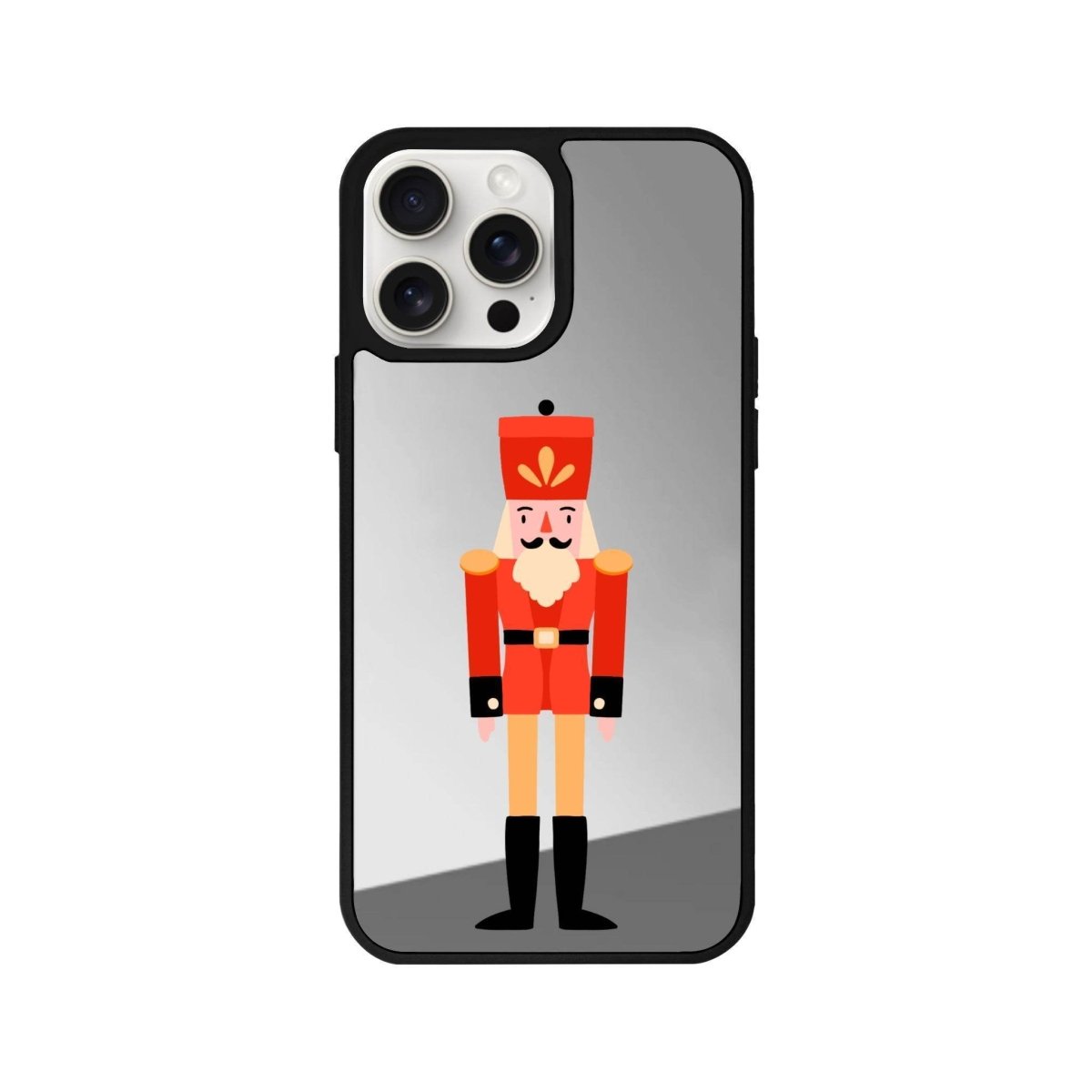 iPhone 11 Nutcracker Mirror Aynalı Telefon Kılıfı Gümüş - SUMTHINCS