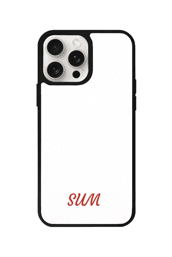 iPhone 11 Palace Kişiye Özel Leather Vegan Deri Telefon Kılıfı - SUMTHINCS