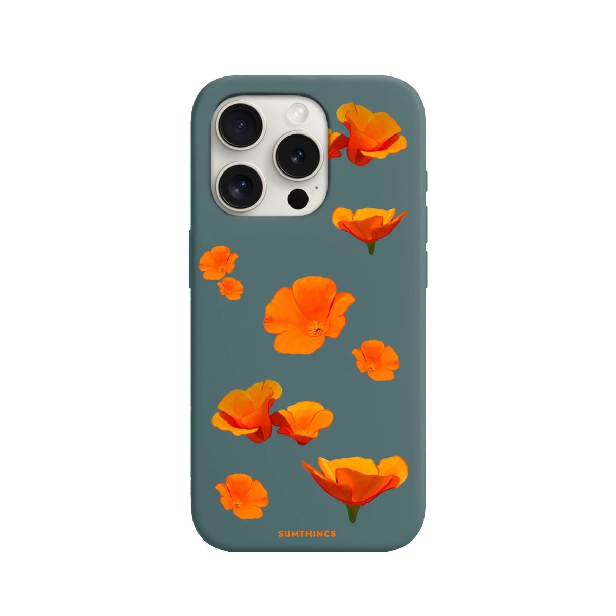 iPhone 11 Poppies Premium Telefon Kılıfı Kaktüs Yeşili - SUMTHINCS