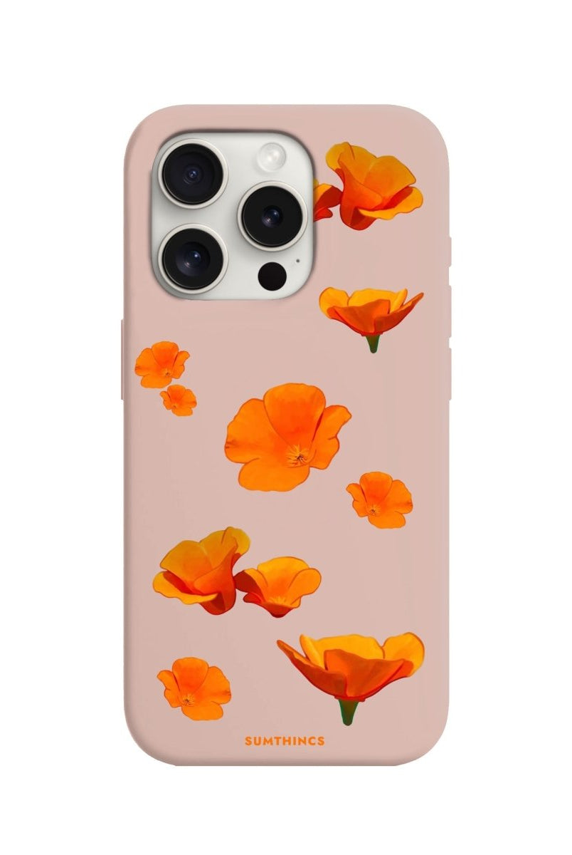 iPhone 11 Poppies Premium Telefon Kılıfı Bej - SUMTHINCS