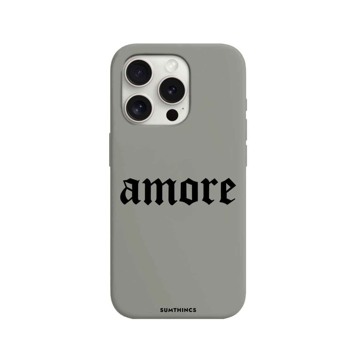 iPhone 11 Pro Amore Premium Telefon Kılıfı Gri - SUMTHINCS