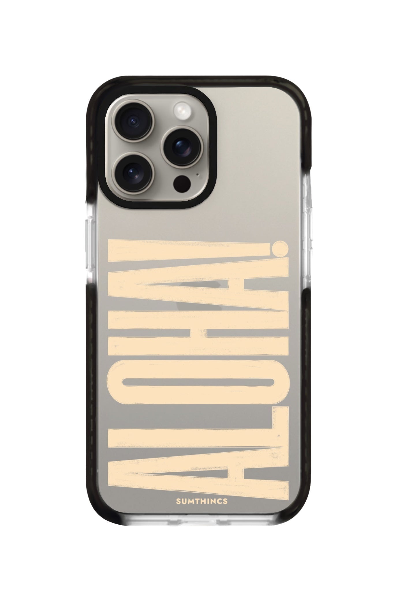 iPhone 11 Pro Max Aloha Procase Şeffaf Telefon Kılıfı Siyah Şeffaf - SUMTHINCS