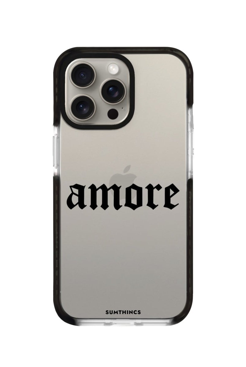 iPhone 11 Pro Max Amore Procase Şeffaf Telefon Kılıfı Siyah Şeffaf - SUMTHINCS