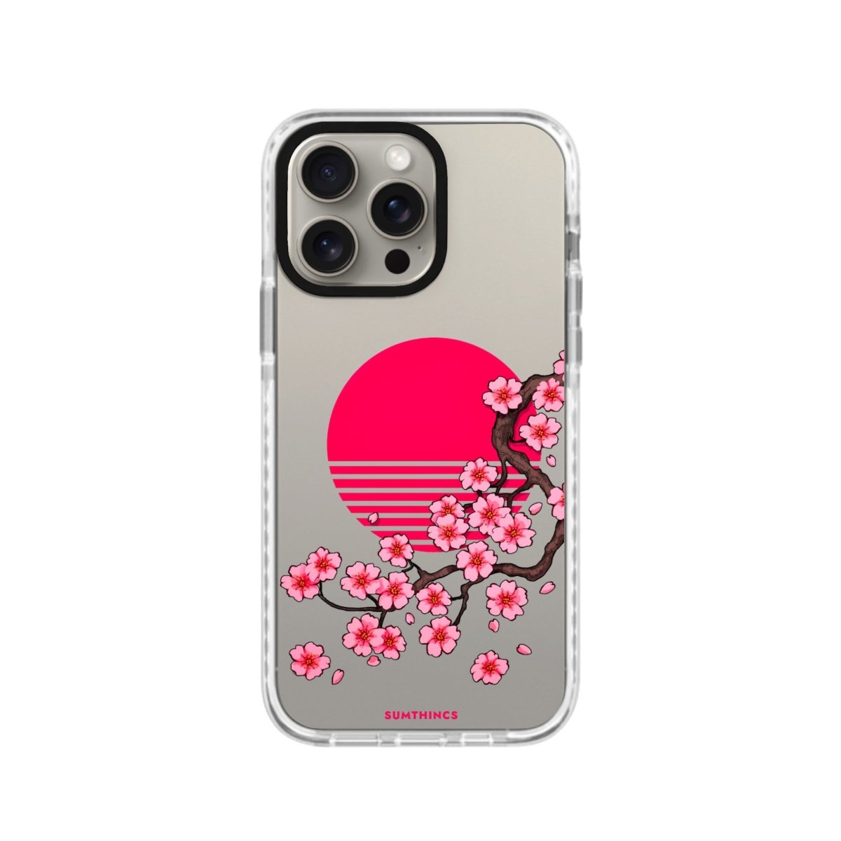 iPhone 11 Pro Max Cherry Blossom Dawn Procase Şeffaf Telefon Kılıfı Beyaz Şeffaf - SUMTHINCS