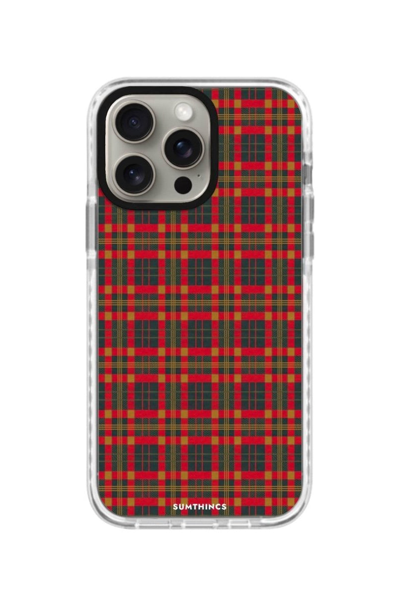 iPhone 11 Pro Max Christmas Plaid Procase Şeffaf Telefon Kılıfı Beyaz Şeffaf - SUMTHINCS