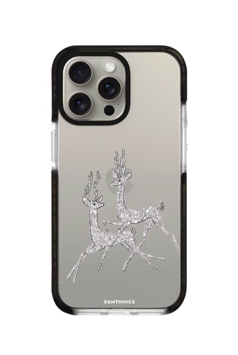 iPhone 11 Pro Max Disco Deers Procase Şeffaf Telefon Kılıfı Siyah Şeffaf - SUMTHINCS