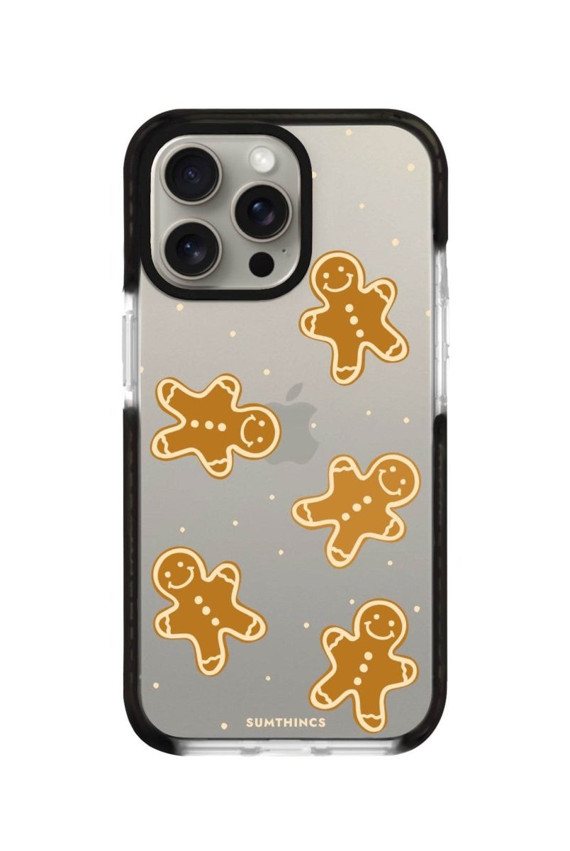 iPhone 11 Pro Max Gingerbread Man Procase Şeffaf Telefon Kılıfı Siyah Şeffaf - SUMTHINCS