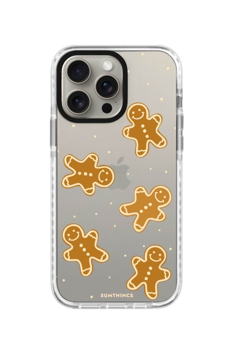 iPhone 11 Pro Max Gingerbread Man Procase Şeffaf Telefon Kılıfı Beyaz Şeffaf - SUMTHINCS