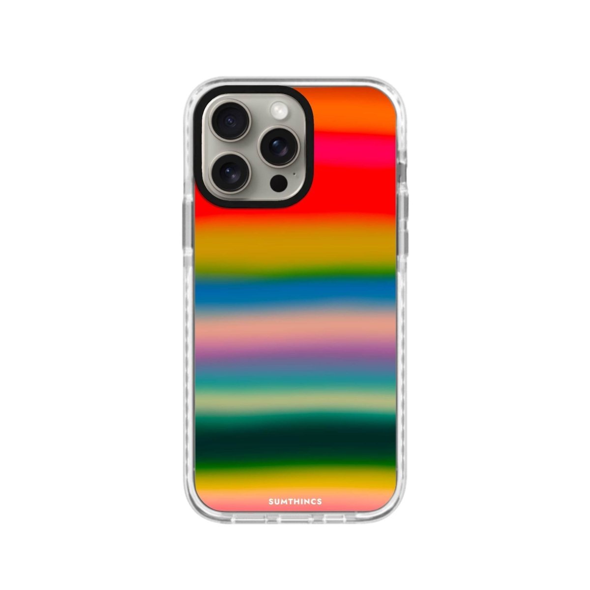 iPhone 11 Pro Max Gradient Glow Procase Şeffaf Telefon Kılıfı Beyaz Şeffaf - SUMTHINCS