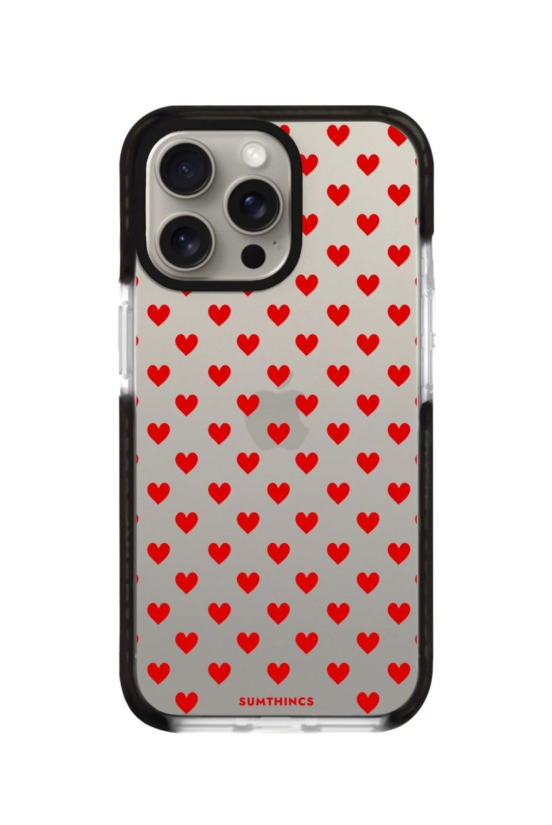 iPhone 11 Pro Max Little Hearts Procase Şeffaf Telefon Kılıfı Siyah Şeffaf - SUMTHINCS