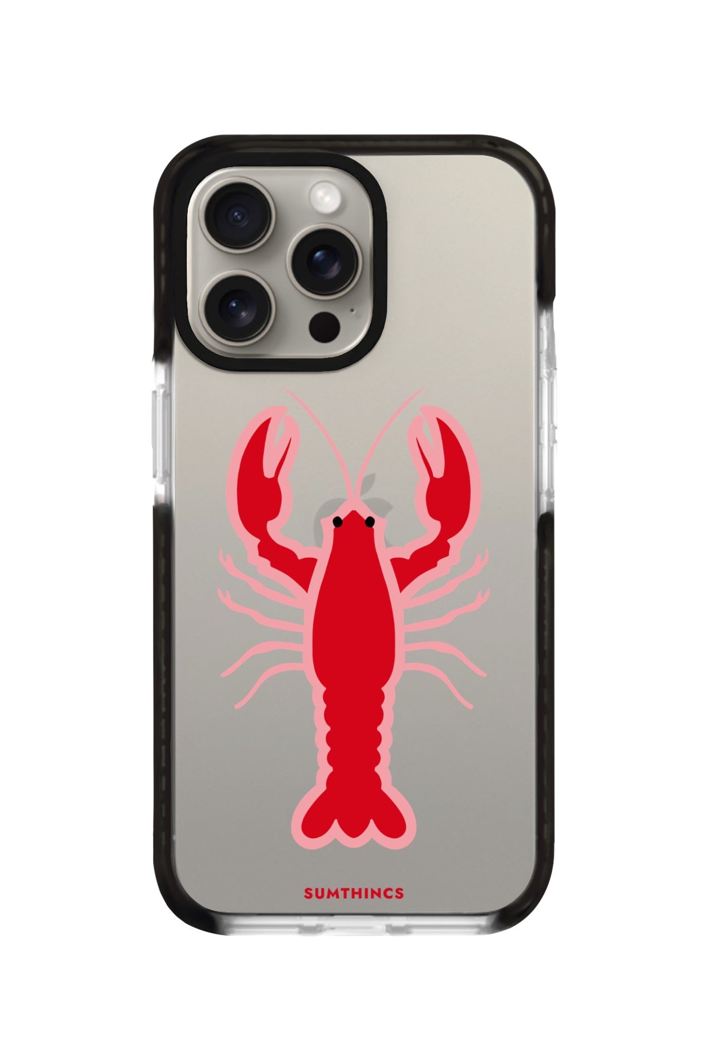 iPhone 11 Pro Max Lobster Procase Şeffaf Telefon Kılıfı Siyah Şeffaf - SUMTHINCS