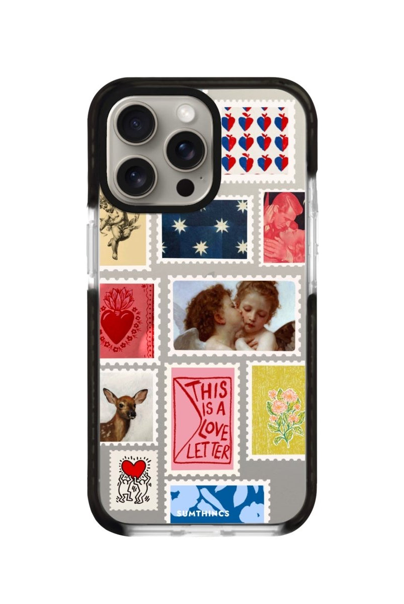 iPhone 11 Pro Max Love Letter Procase Şeffaf Telefon Kılıfı Siyah Şeffaf - SUMTHINCS