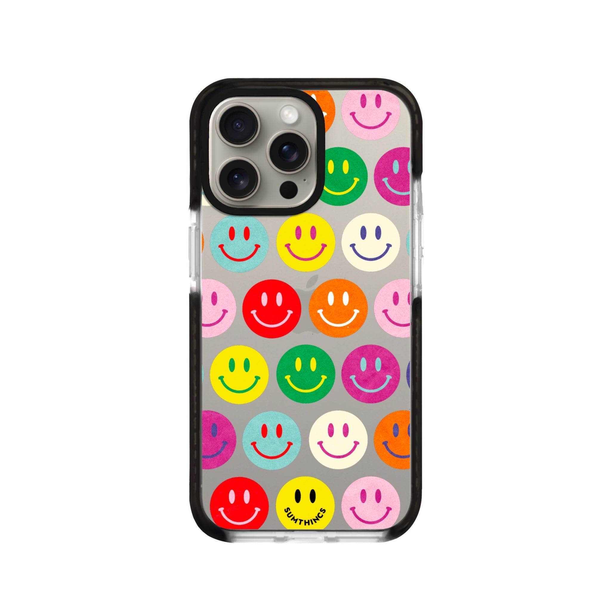 iPhone 11 Pro Max Miles of Smiles Procase Şeffaf Telefon Kılıfı Siyah Şeffaf - SUMTHINCS