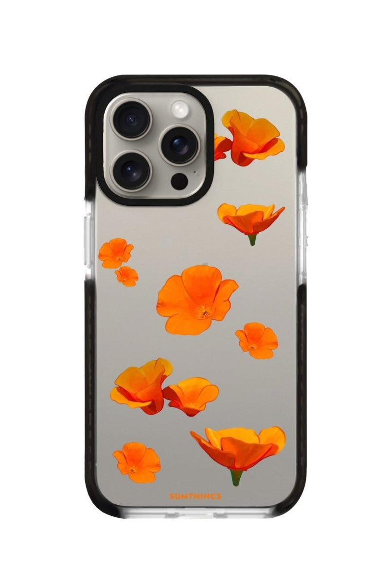 iPhone 11 Pro Max Poppies Procase Şeffaf Telefon Kılıfı Siyah Şeffaf - SUMTHINCS