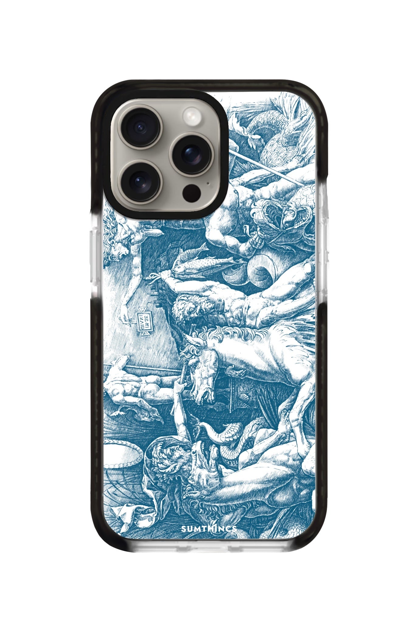 iPhone 11 Pro Max War of Sea Gods Procase Şeffaf Telefon Kılıfı Siyah Şeffaf - SUMTHINCS