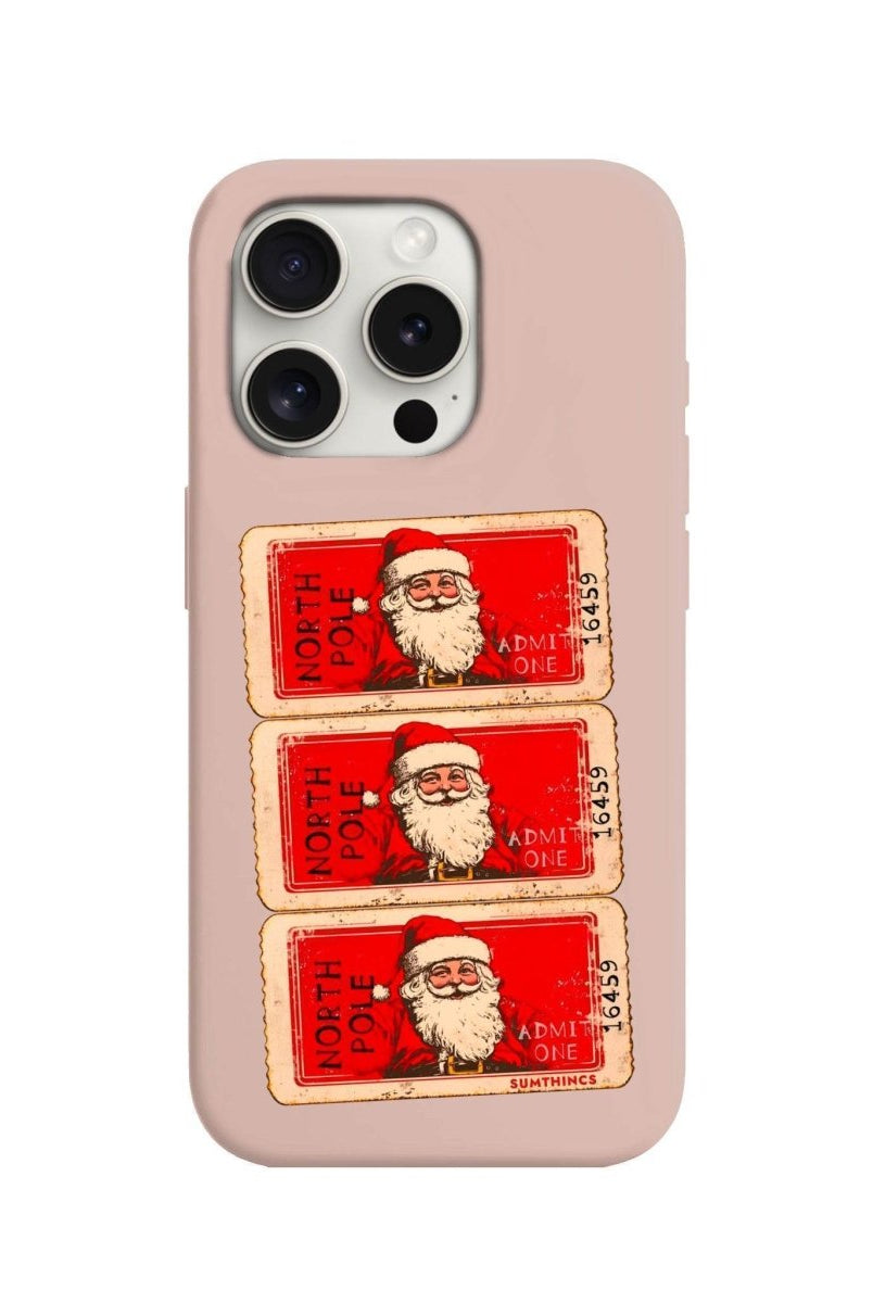 iPhone 11 Pro Northpole Ticket Premium Telefon Kılıfı Bej - SUMTHINCS