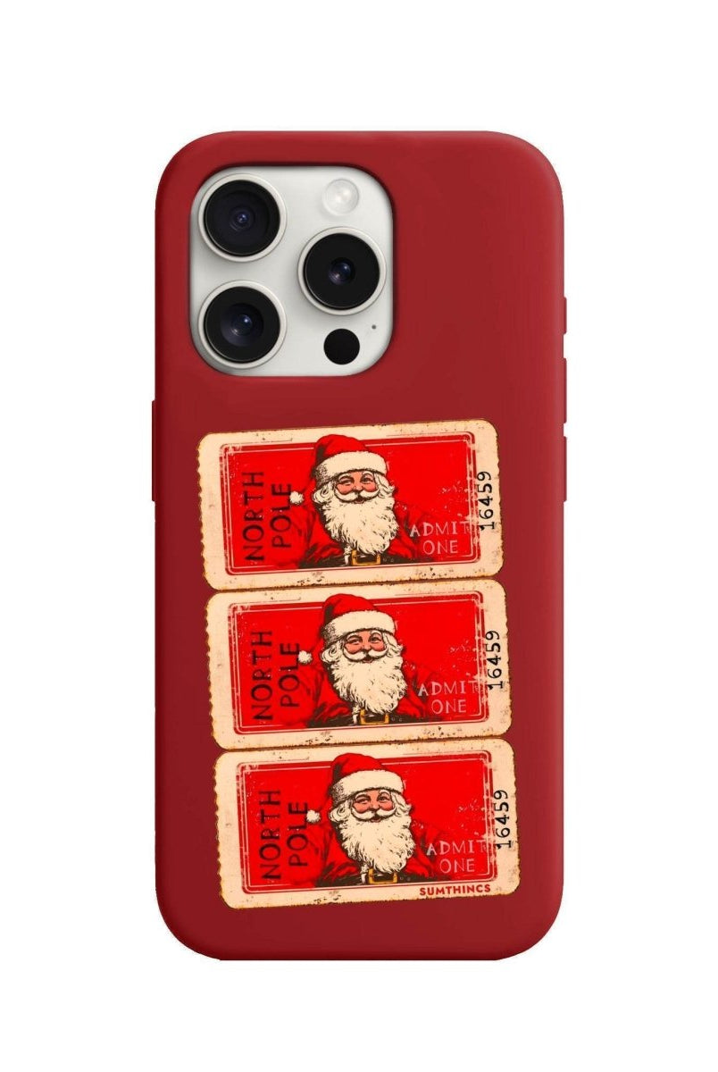 iPhone 11 Pro Northpole Ticket Premium Telefon Kılıfı Kırmızı - SUMTHINCS