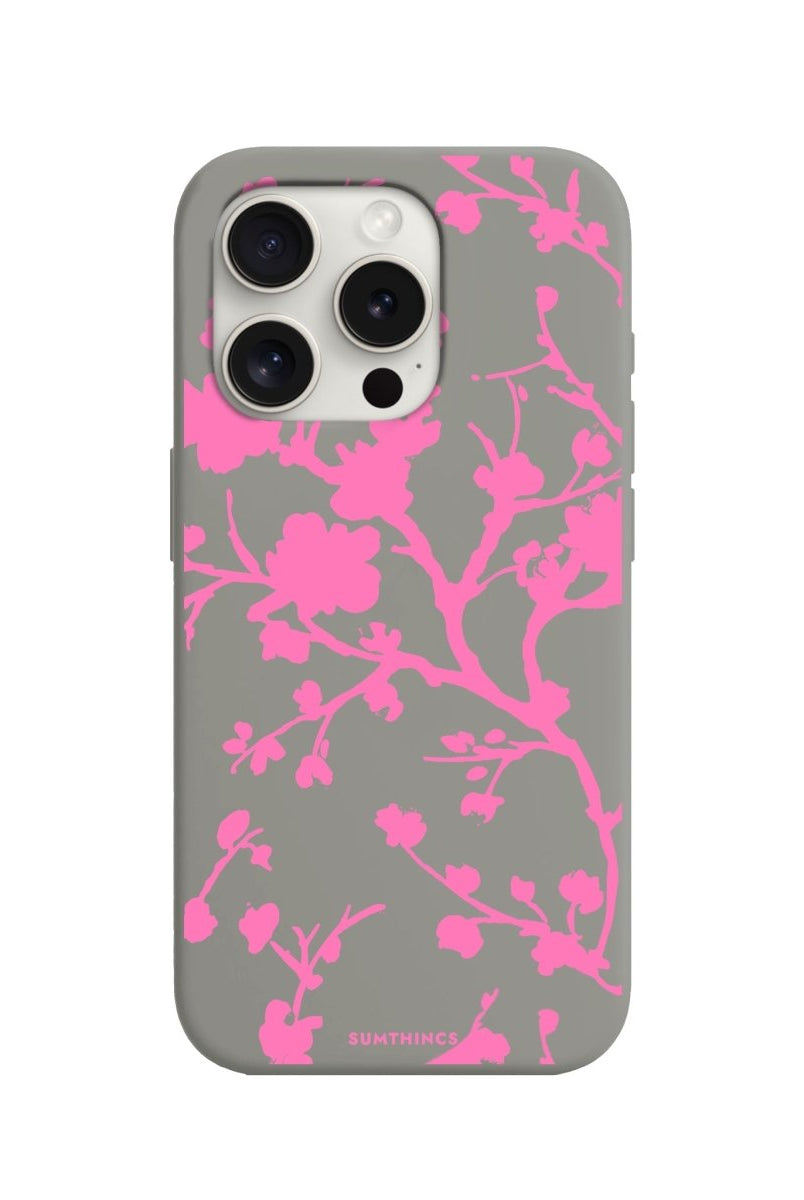 iPhone 11 Sakura Premium Telefon Kılıfı Gri - SUMTHINCS