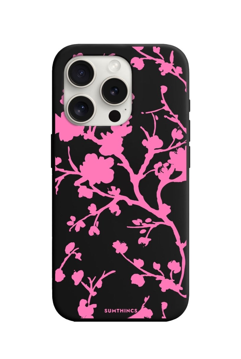 iPhone 11 Sakura Premium Telefon Kılıfı Siyah - SUMTHINCS