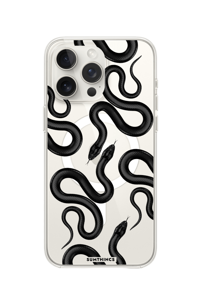 iPhone 11 Snakes Clear Magsafe Şeffaf Telefon Kılıfı - SUMTHINCS