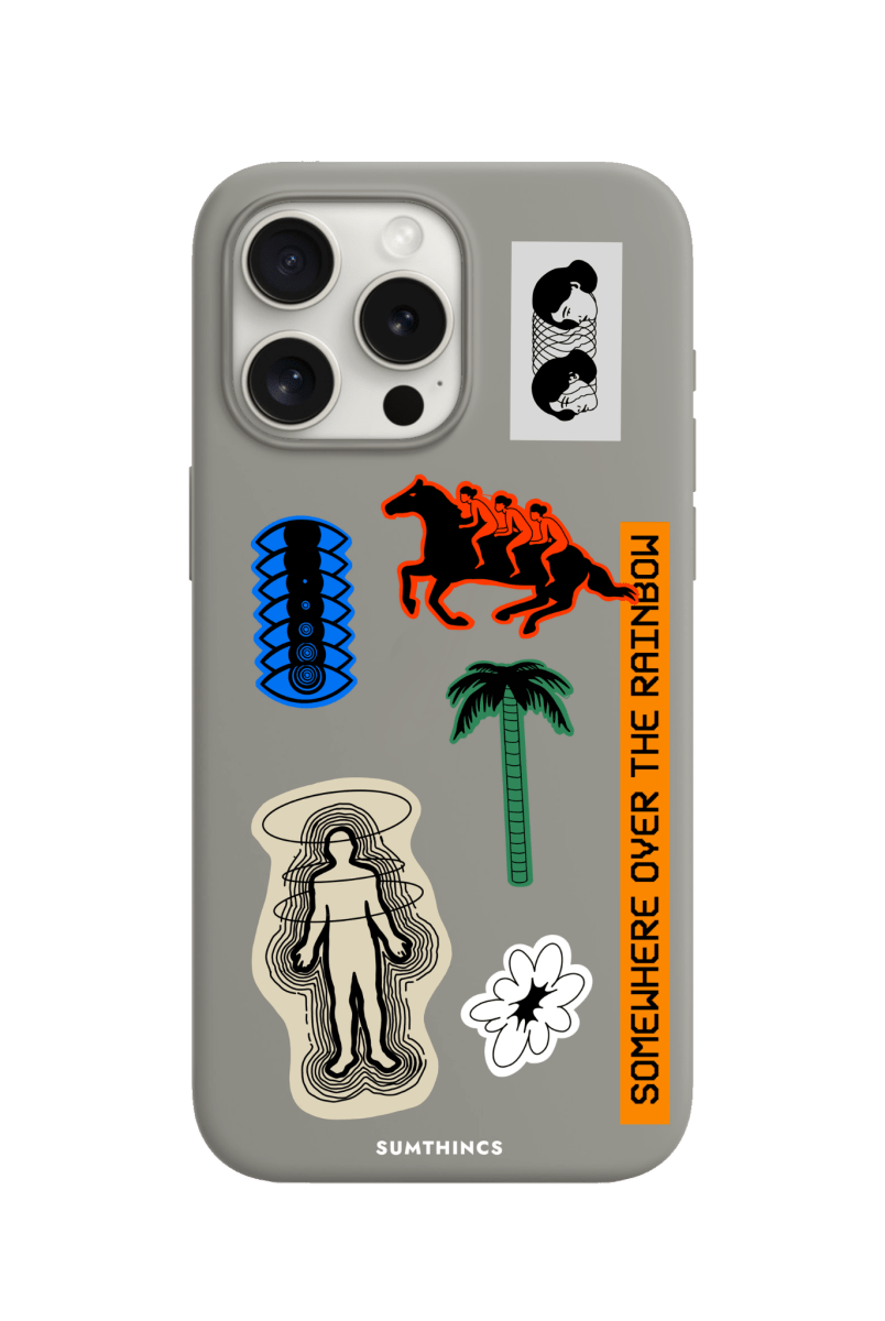 iPhone 11 Somewhere Premium Telefon Kılıfı Gri - SUMTHINCS