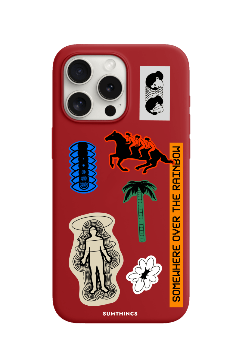 iPhone 11 Somewhere Premium Telefon Kılıfı Kırmızı - SUMTHINCS