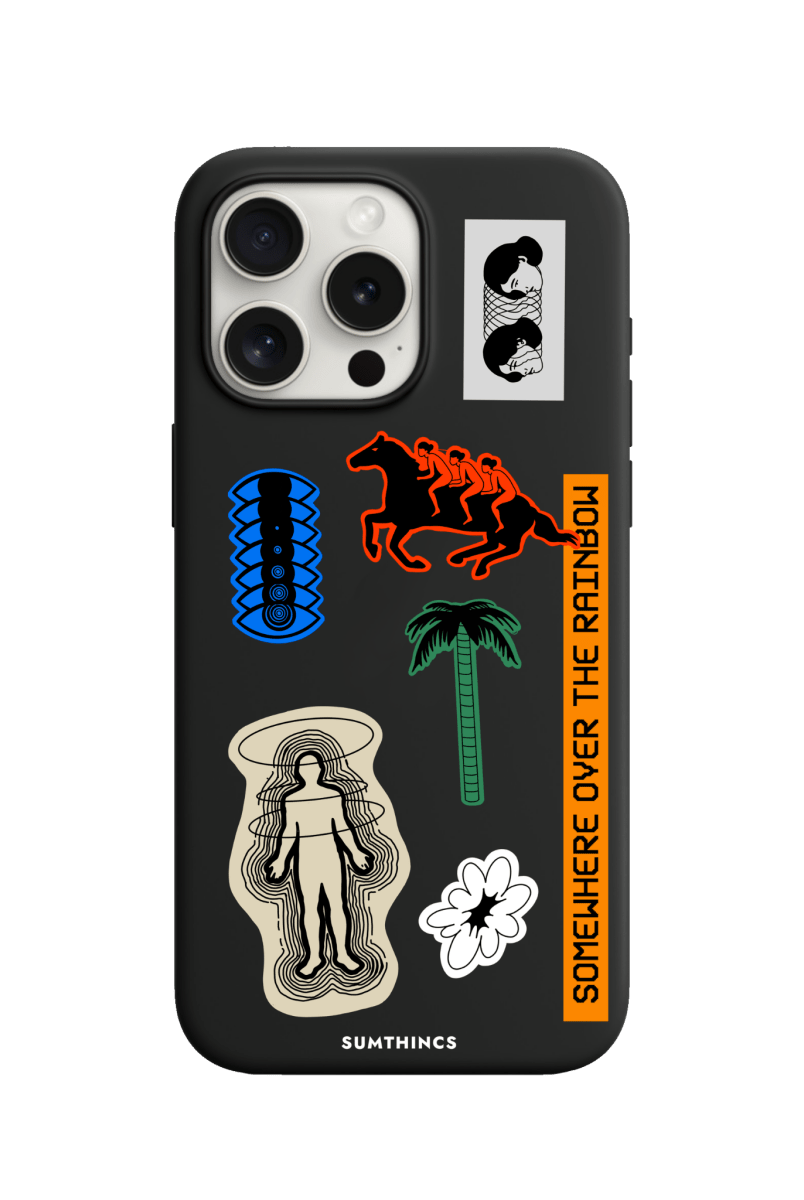 iPhone 11 Somewhere Premium Telefon Kılıfı Siyah - SUMTHINCS