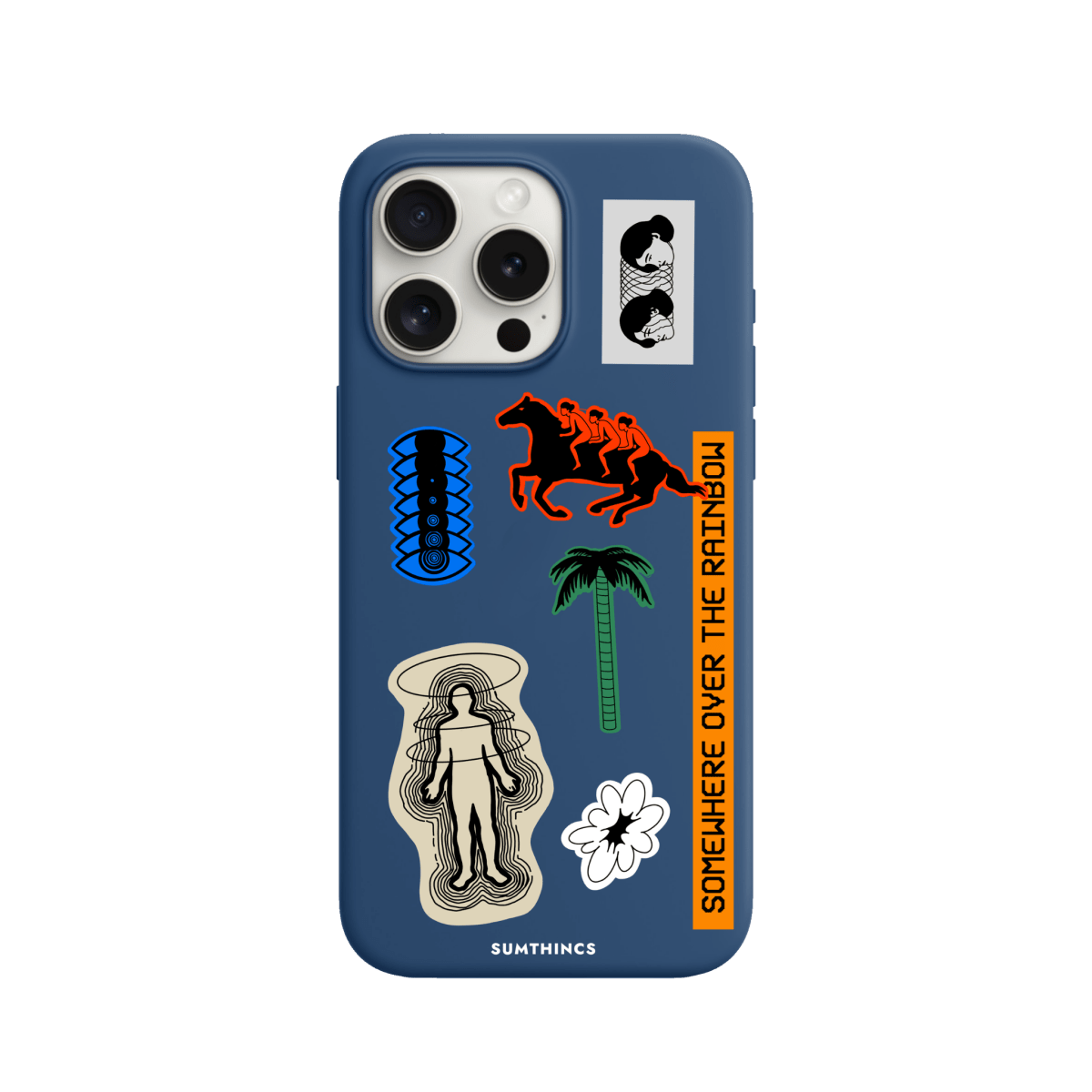 iPhone 11 Somewhere Premium Telefon Kılıfı Pasifik Mavi - SUMTHINCS