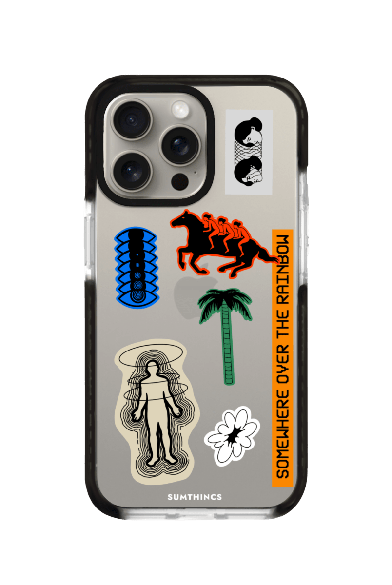 iPhone 11 Somewhere Procase Şeffaf Telefon Kılıfı Siyah Şeffaf - SUMTHINCS