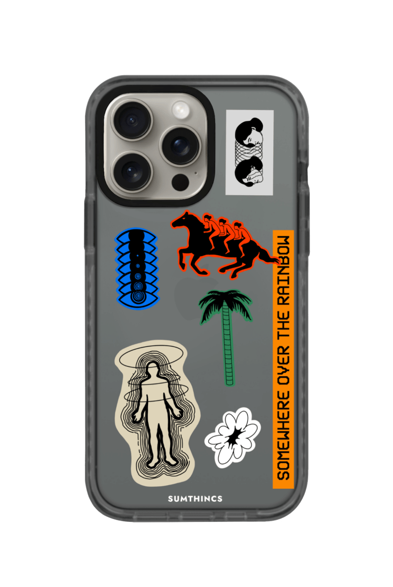 iPhone 11 Somewhere Procase Şeffaf Telefon Kılıfı Antrasit - SUMTHINCS