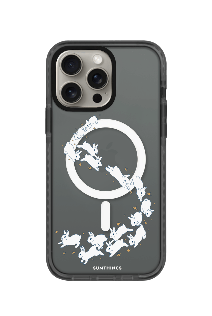 iPhone 11 Starry Bunnies Magsafe Procase Şeffaf Telefon Kılıfı Antrasit - SUMTHINCS