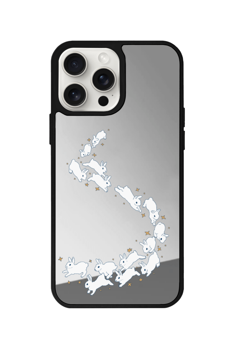 iPhone 11 Starry Bunnies Mirror Aynalı Telefon Kılıfı - SUMTHINCS